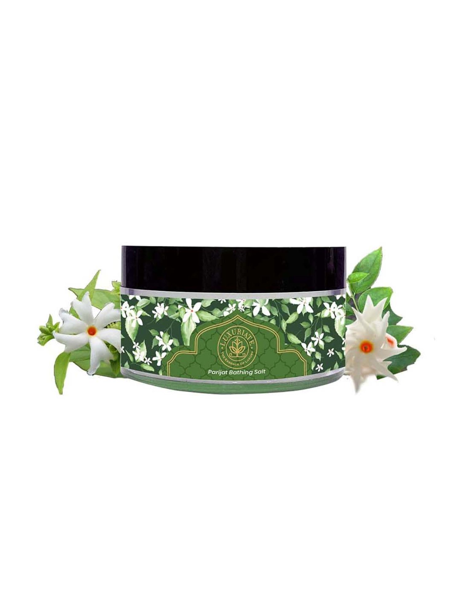 Luxuriate Natural and Mineral Rich Parijat Bath and Foot Spa Bathing Salt - 150 gm