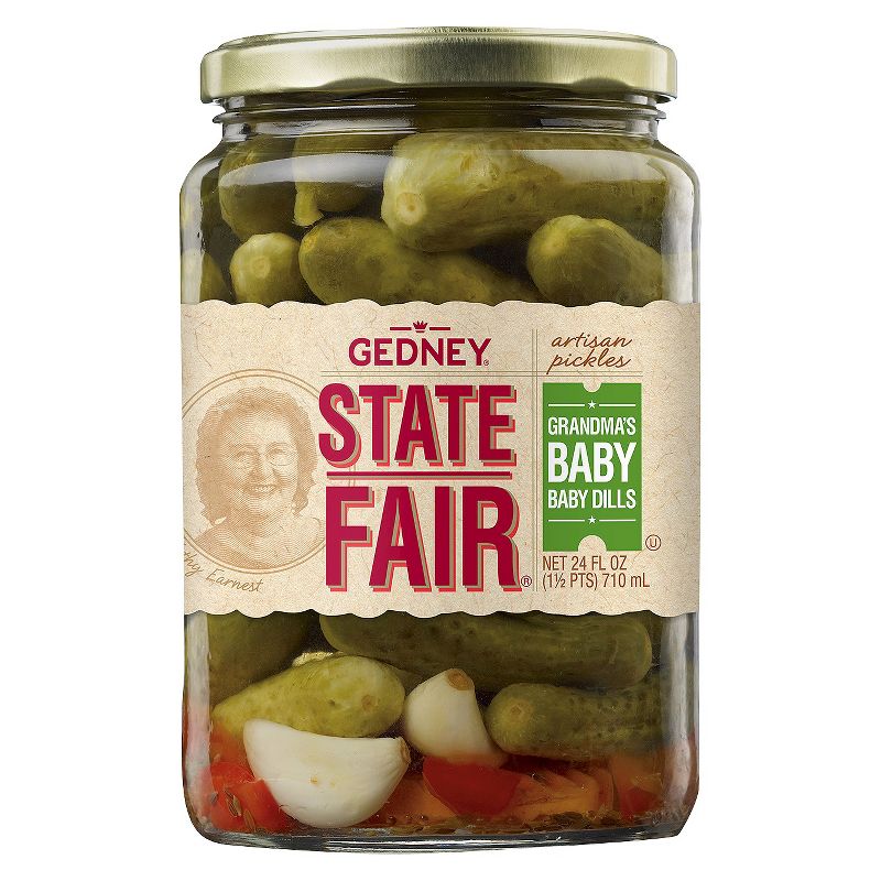 Gedney State Fair Grandma's Baby Dill Pickles - 24oz