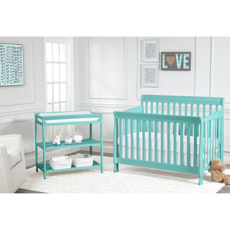 Suite Bebe Riley Lifetime Crib - Turquoise