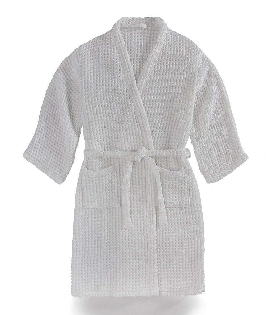 Kassatex Plush Women's Waffle Weave Robe