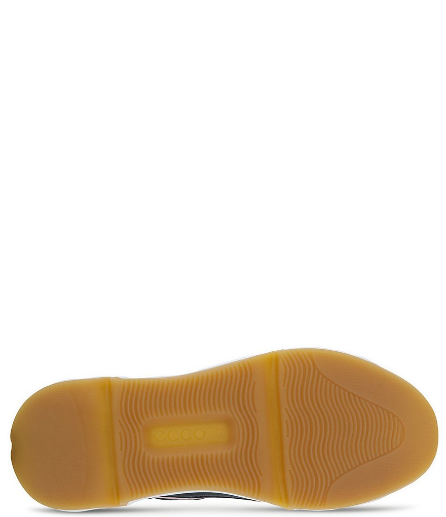 ECCO Chunky Leather And Suede Chunky Lace-Up Sneakers