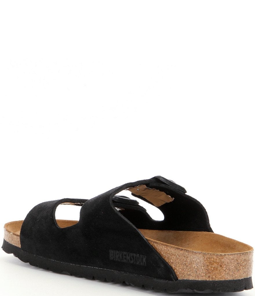 Birkenstock Women's Arizona Suede Dual Adjustable Buckle Strap Sandals