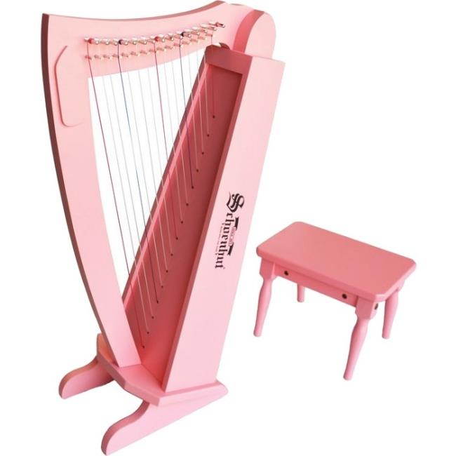 Schoenhut 15 String Harp w/ bench