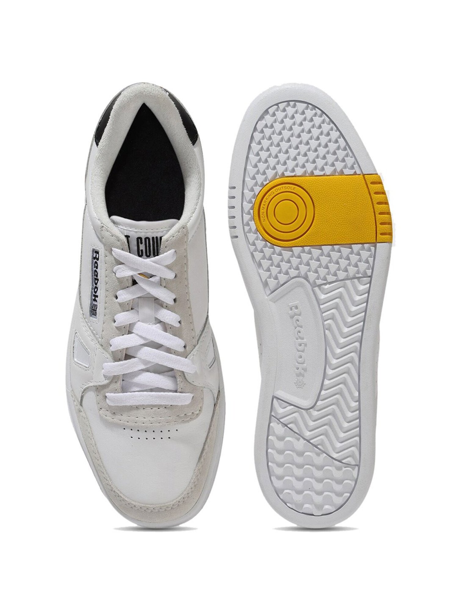 Reebok Men's Lt Court Off White Casual Sneakers