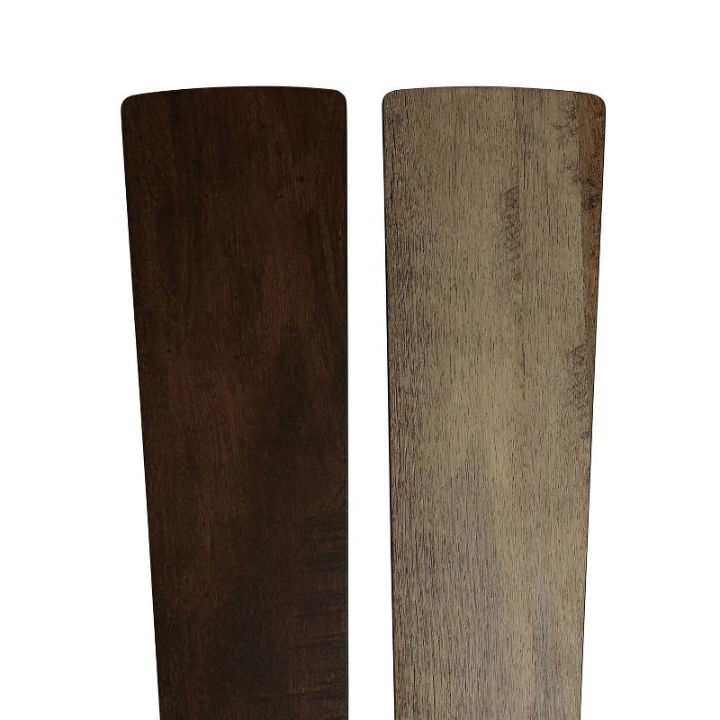 52" LED 5-Blade Dixsie Woodgrain Caged Farmhouse Lighted Ceiling Fan - River of Goods