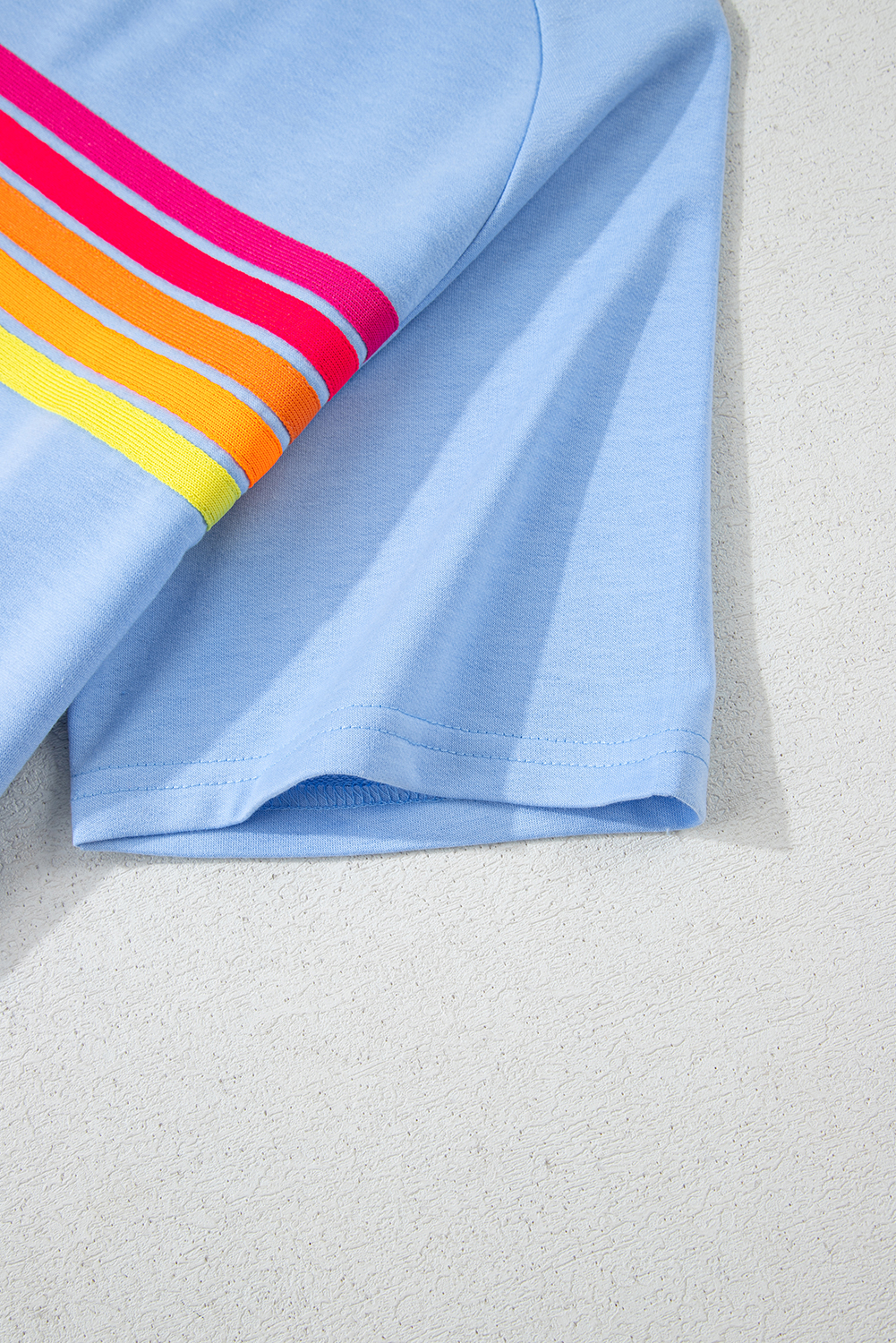 Red Cheetah Print Casual Short Sleeve Crew Neck T Shirt