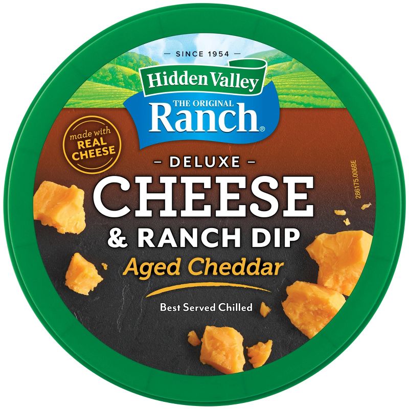 Hidden Valley Ready to Eat Dips Aged Cheddar - 10fl oz