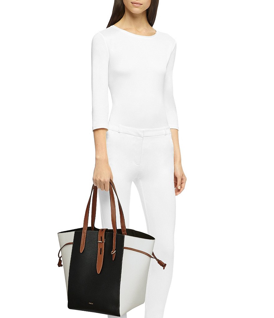Furla Net Medium Colorblock Tote Bag