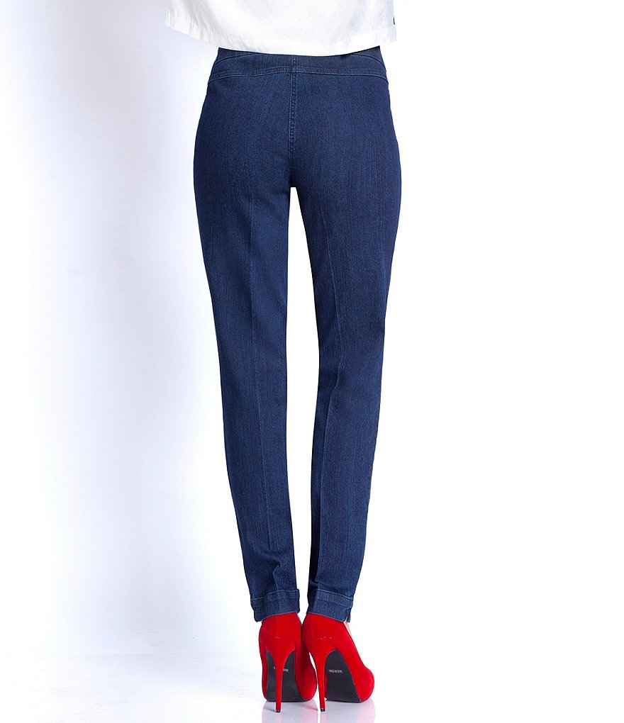 Multiples Contoured Waistband Skinny Leg Pull-On Pants