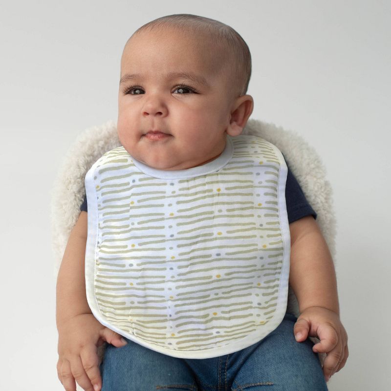 Neat Solutions Muslin Infant Bib Set - Neutral- 3pk
