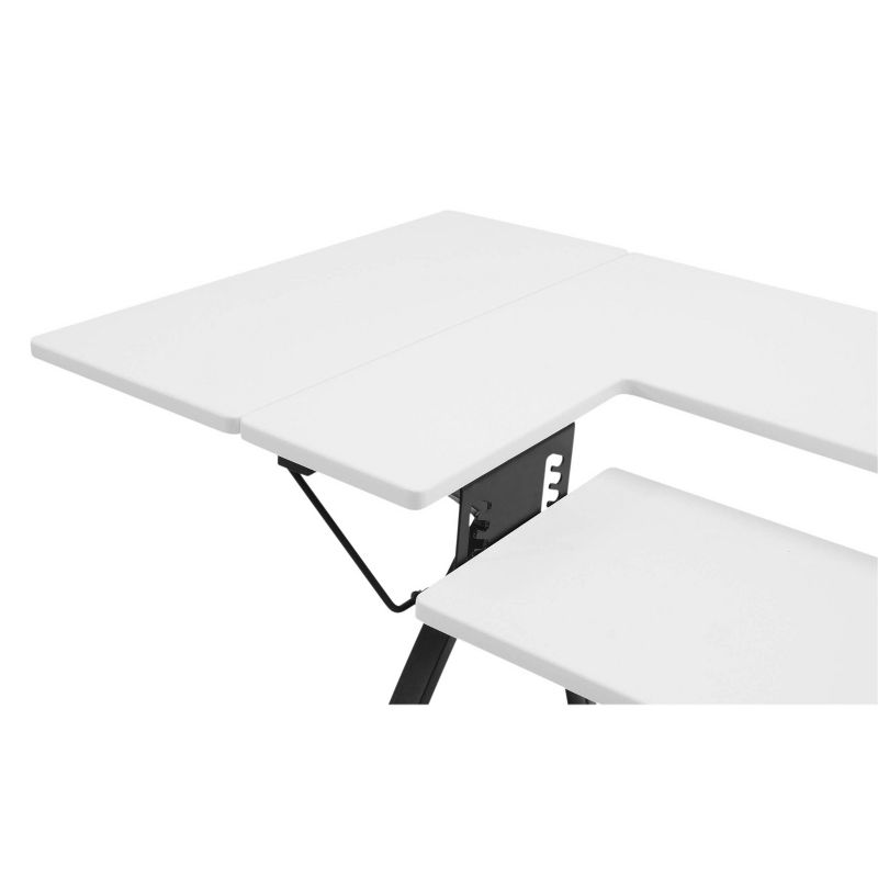 Sew Ready Comet Hobby And Sewing Table Black/White - Studio Designs