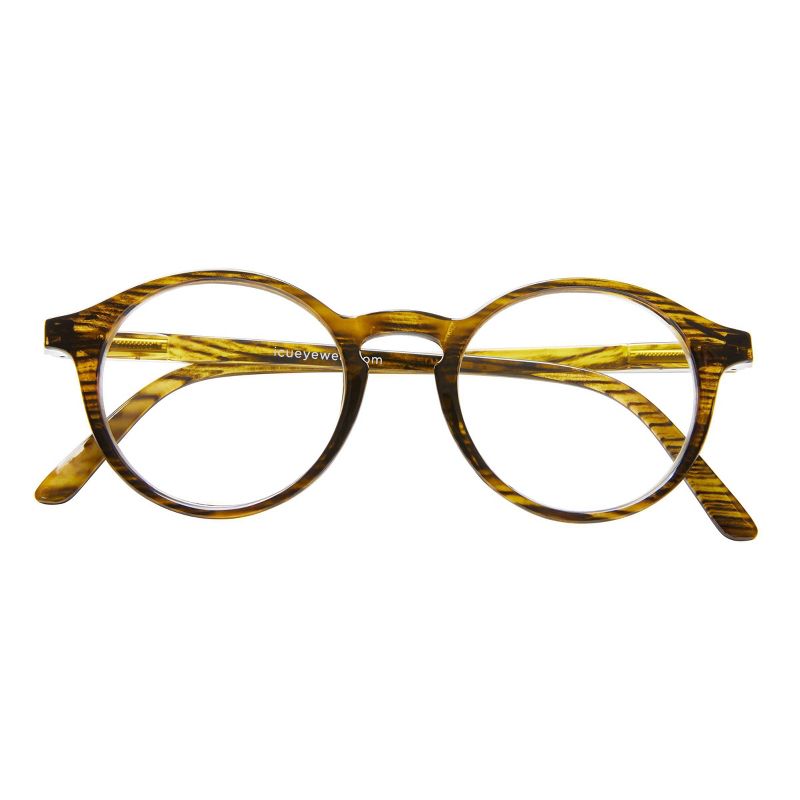ICU Eyewear - Larkspur - Round Green +2.25