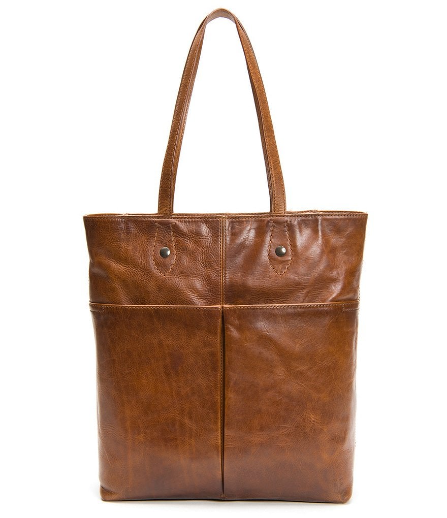 Frye Melissa Simple Italian Leather Zip Tote Bag