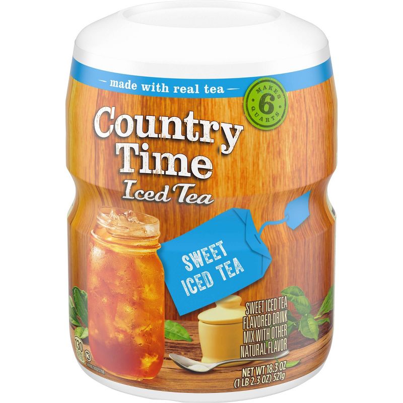 Country Time Iced Tea - Sweet Tea - 18.5oz Cannister