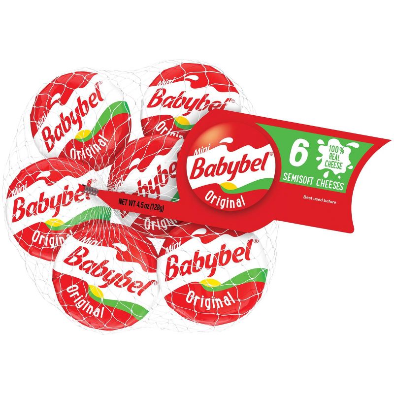 Mini Babybel Original Semisoft Cheeses - 6ct