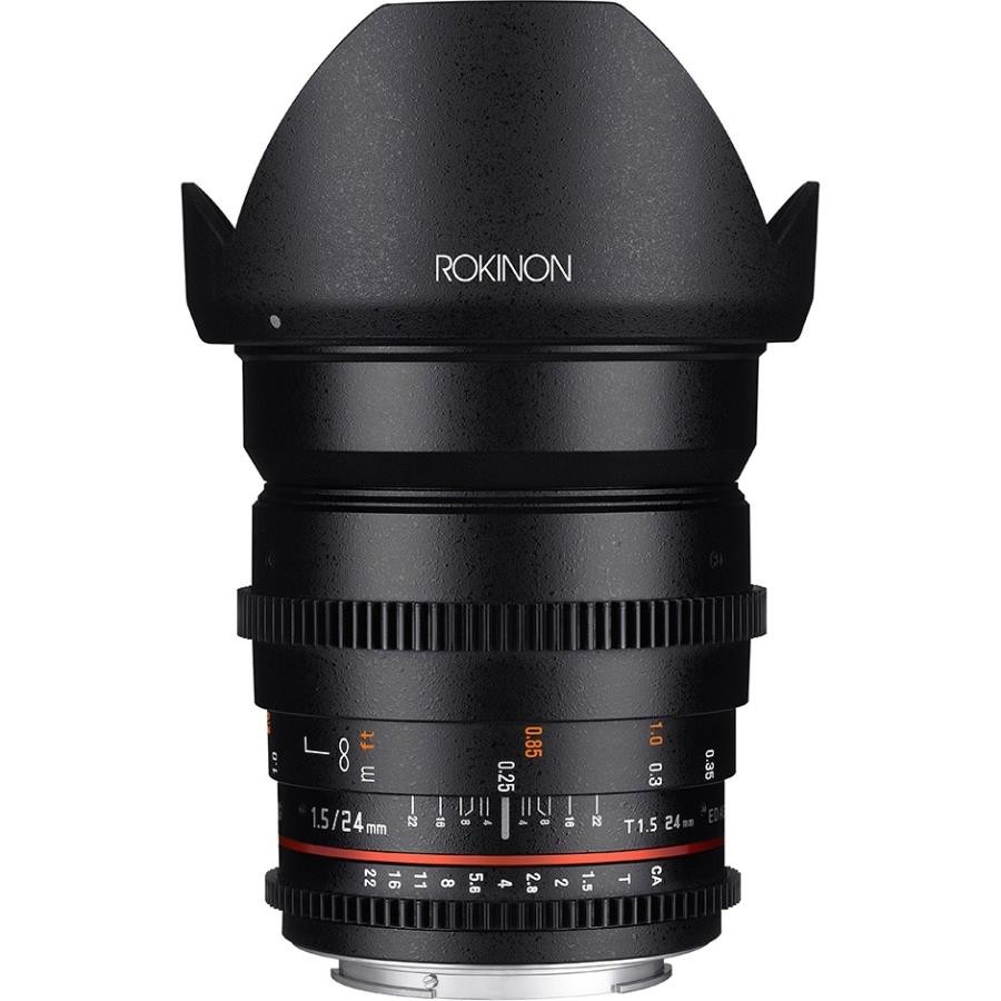Rokinon 24mm T1.5 Cine Wide Angle Lens for Canon EF Mount #DS24M-C