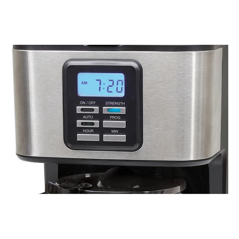 Capresso 12-Cup Compact Coffee Maker SG220 – Black/Stainless Steel 427.05