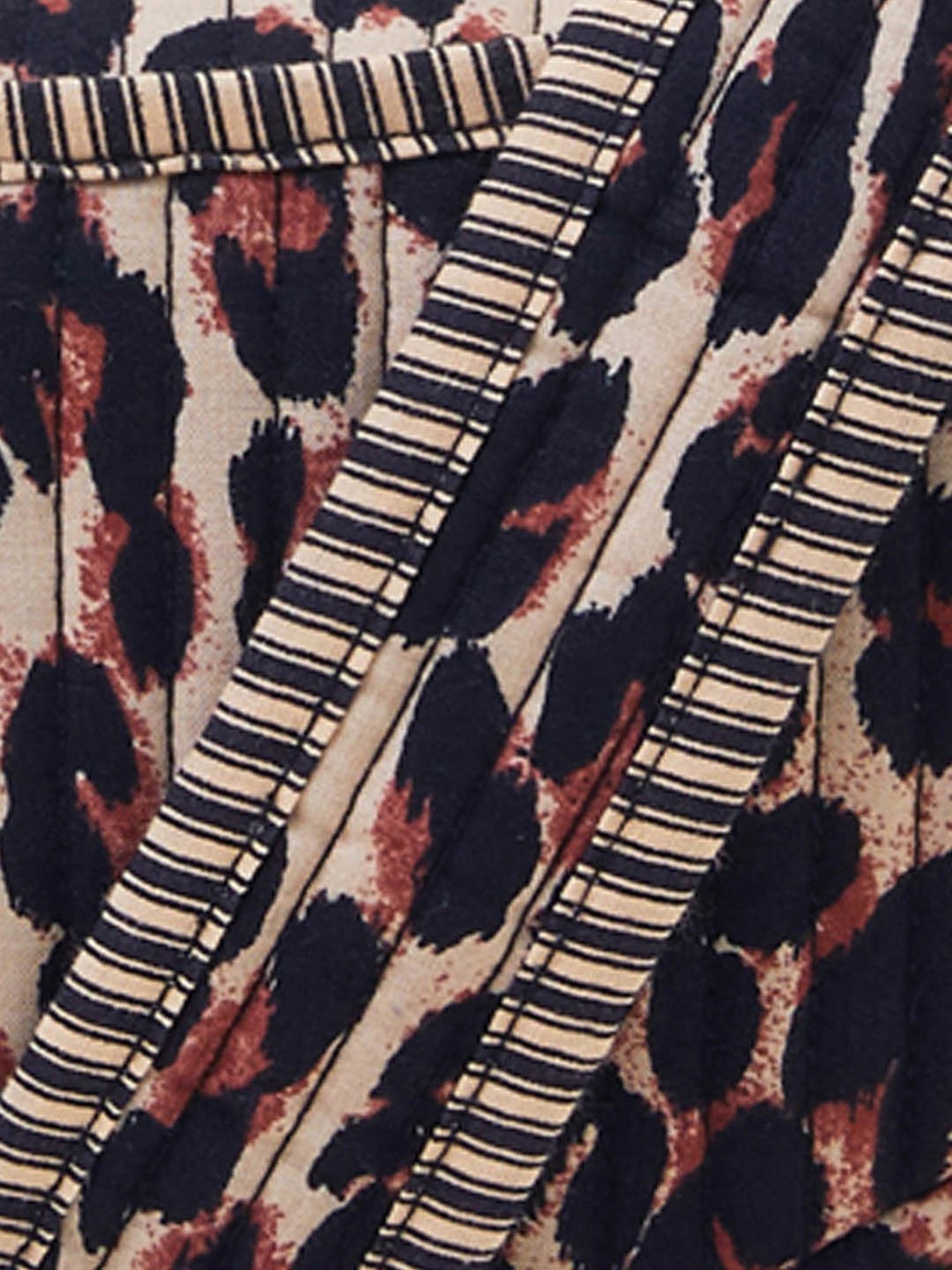 Accessorize London Multicolor Animal Effect Cross Body Bag