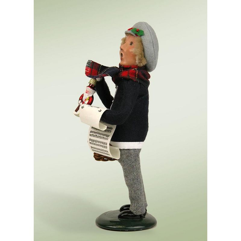 Byers Choice 9.75" Festive Seasons Market Family Boy Selling Glass Ornaments Christmas Figure