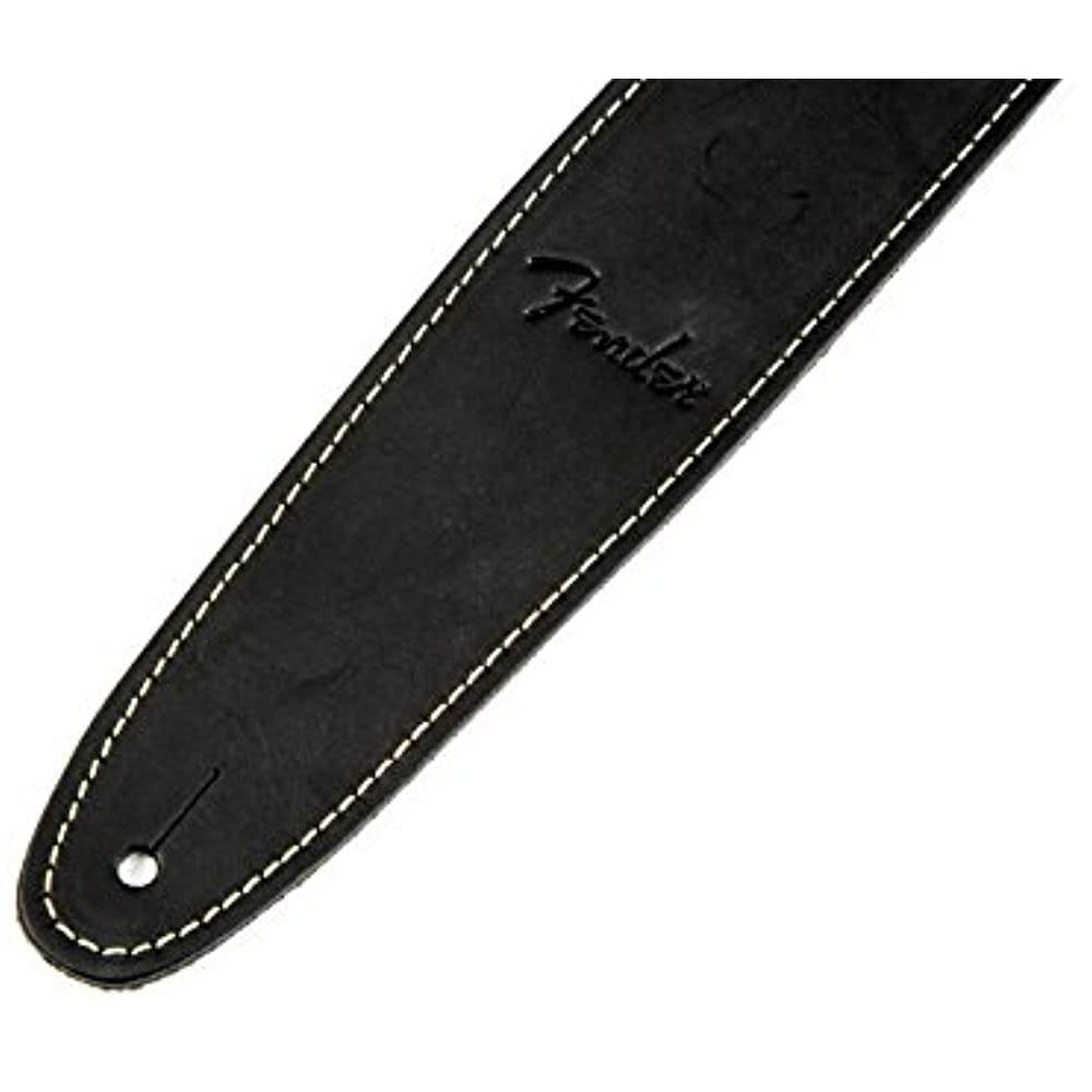 Fender Ball Glove Leather Guitar Strap Black