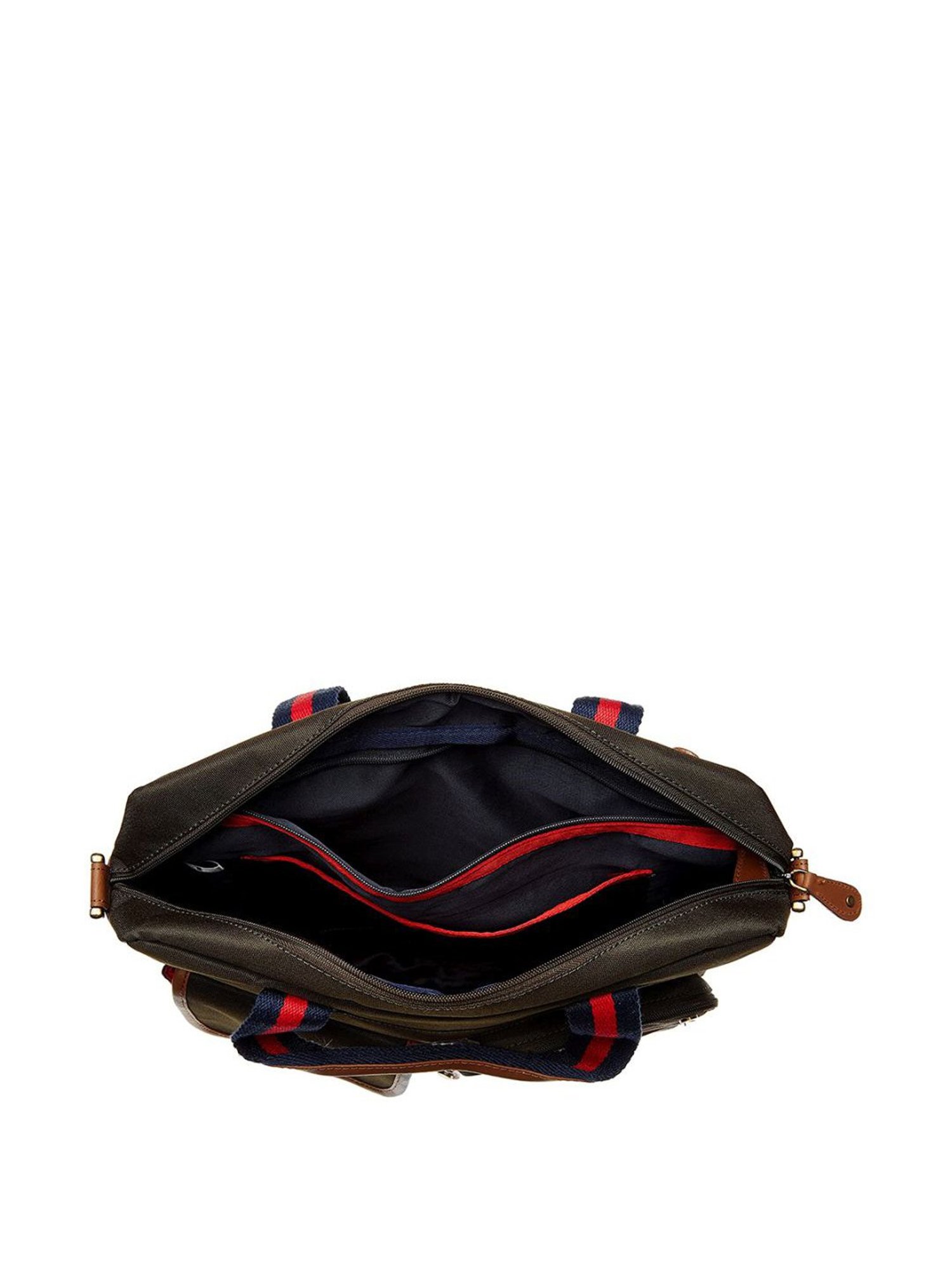 Priority Black Synthetic Large Messenger Bag