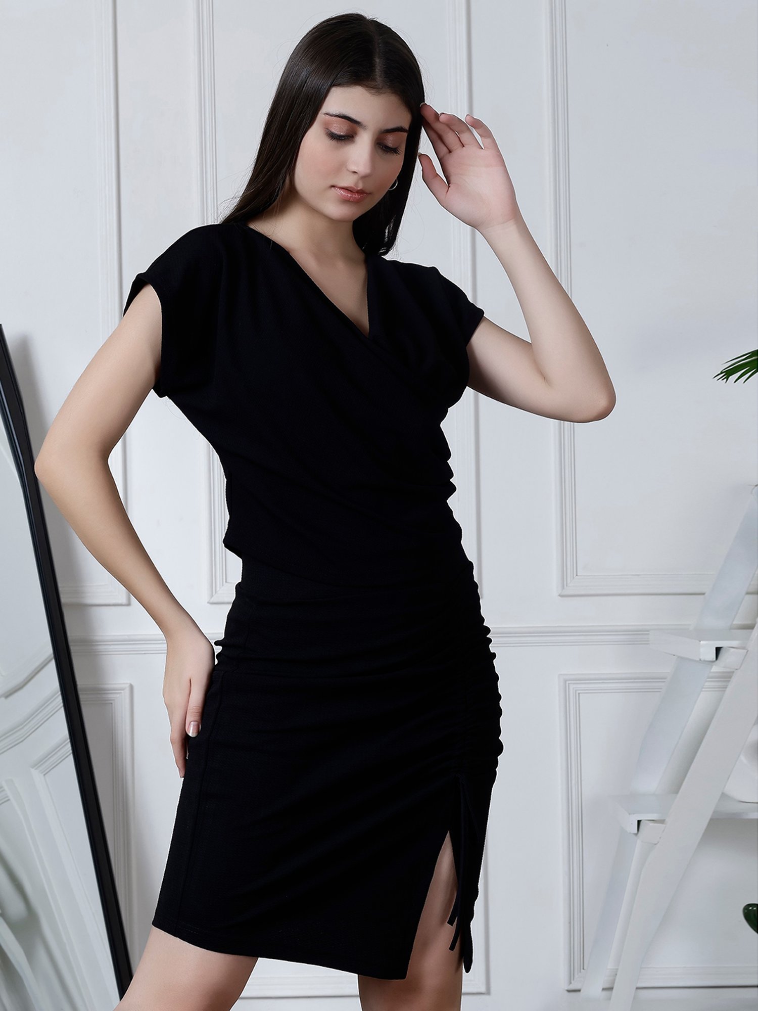 NEUDIS Black Regular Fit Top