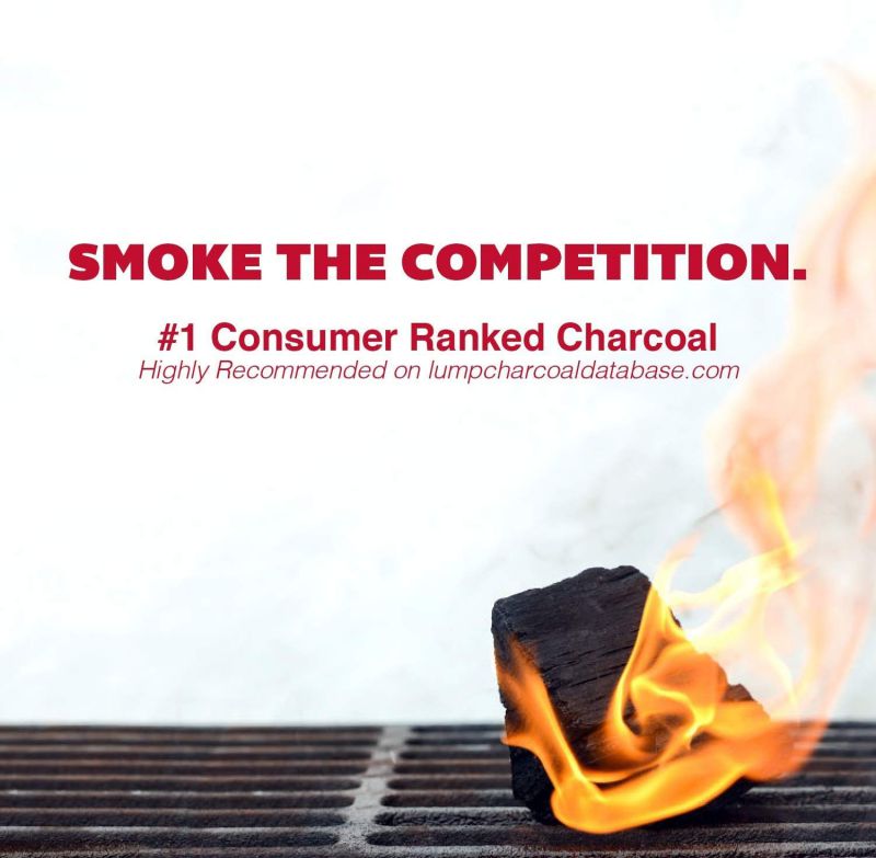 Rockwood 20 Pound All Natural Hardwood Grill Smoker Lump Charcoal Bag (2 Pack)