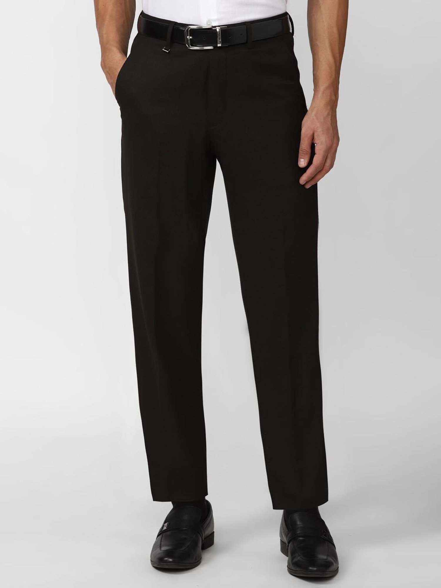 Van Heusen Black Slim Fit Trousers