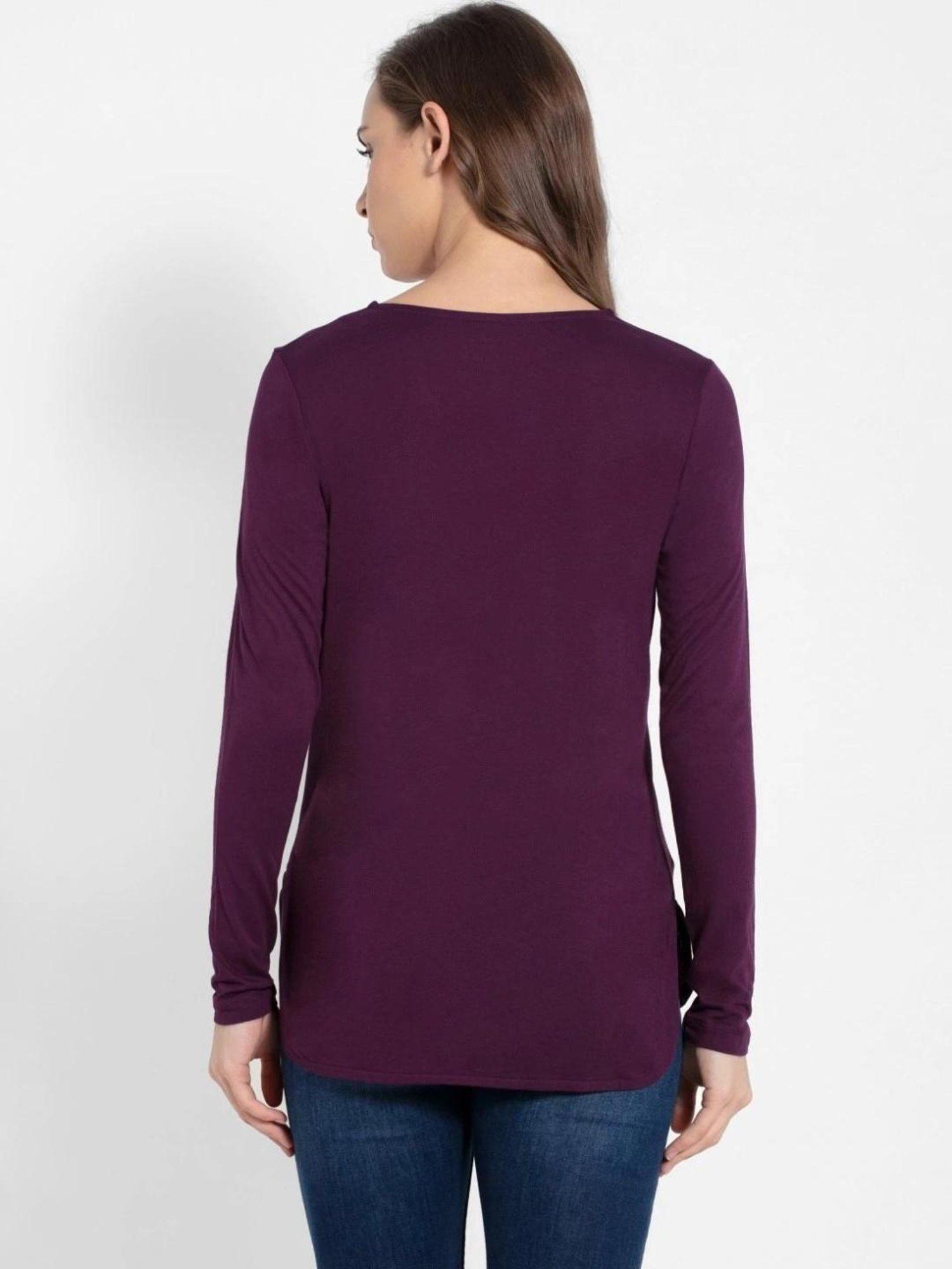 Jockey Purple Slim Fit T-shirt