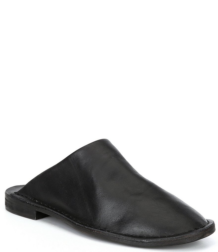 Free People Blake Stitch Down Leather Mules