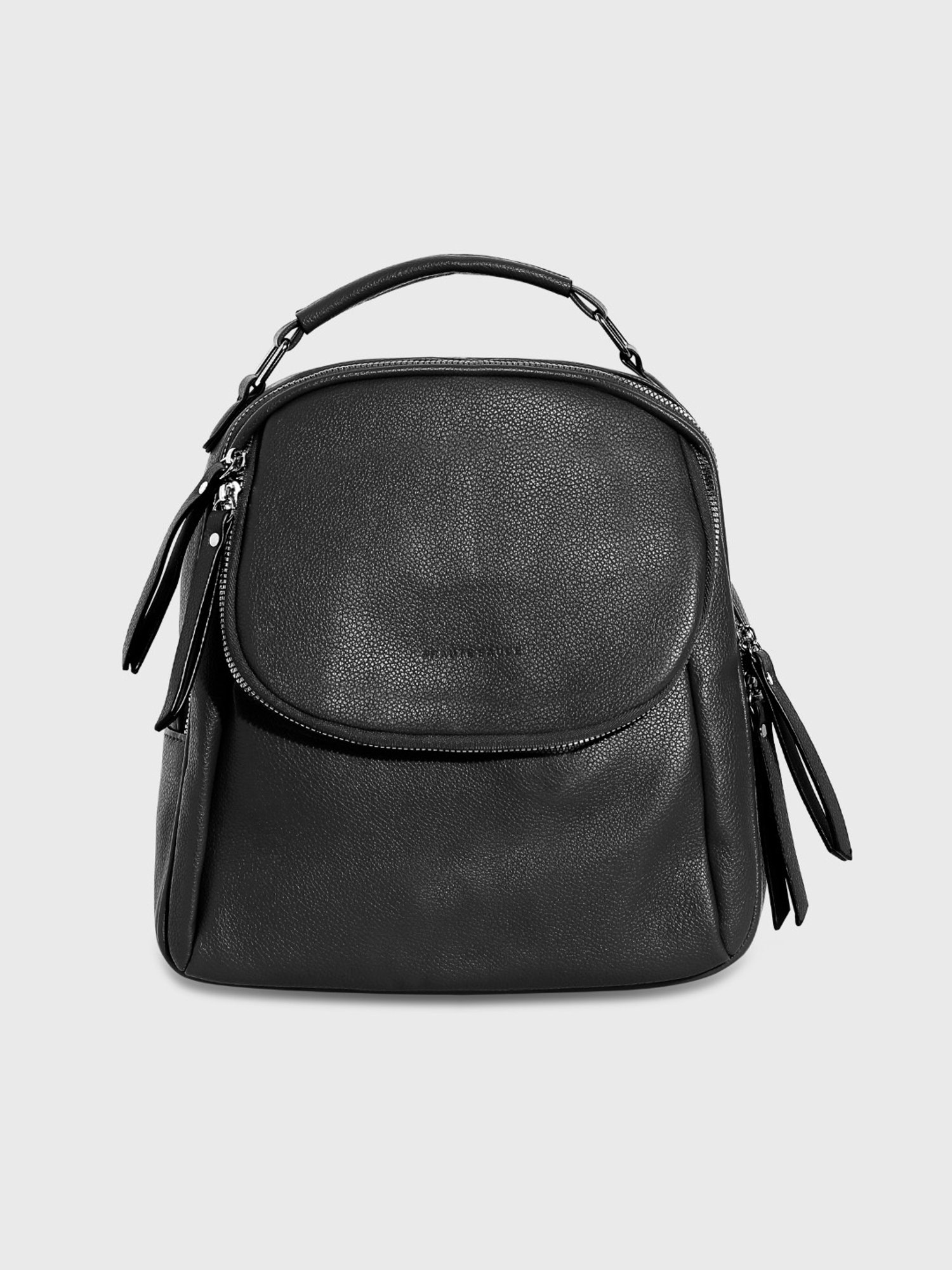 Tohl Fenwick Black Leather Medium Backpack