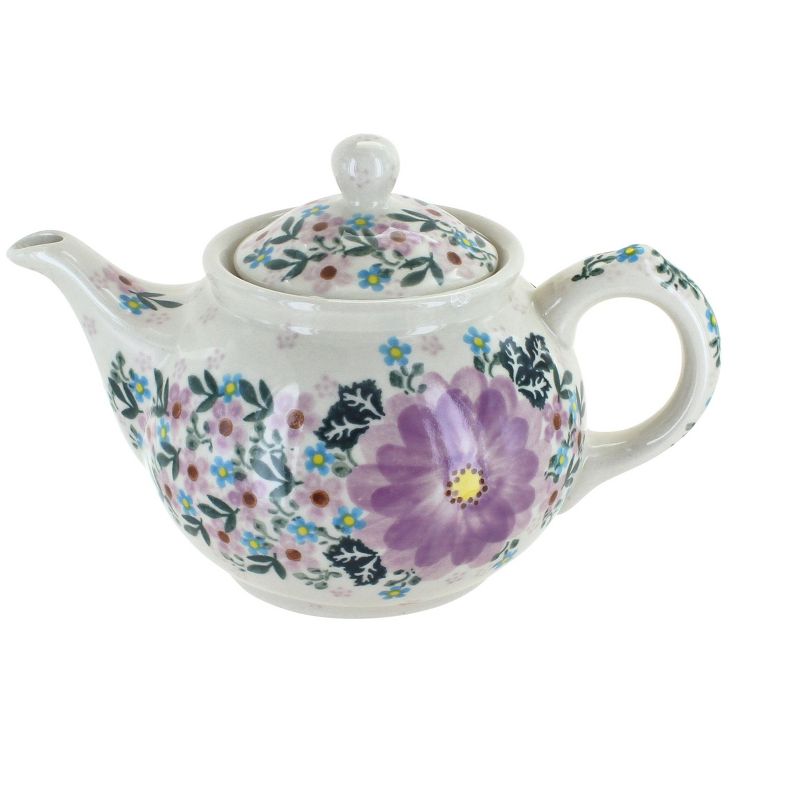 Meritage Botany 5.5 Inch 10 Ounce Stoneware Creamer in Deep Blue