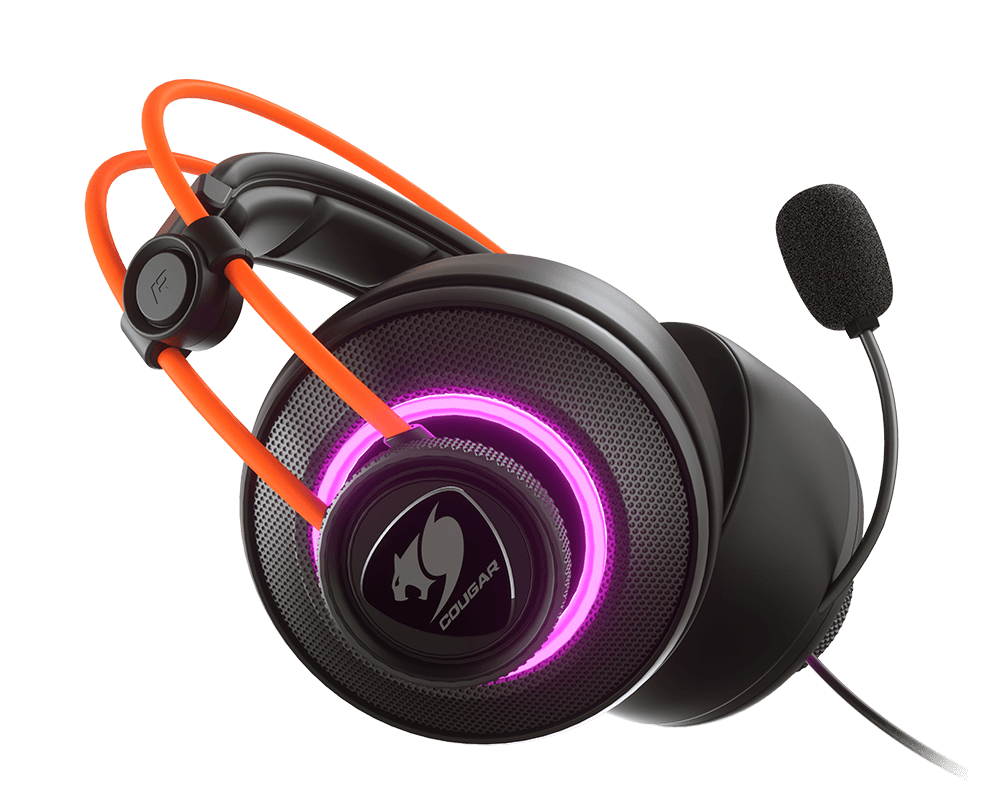 COUGAR IMMERSA PRO PRIX HEADSEATS. 7.1 Virtual Surround with 9.7mm Microphone and USB Connection