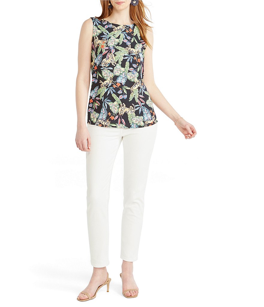 Nic + Zoe Safari Dreams Round Neck Tank
