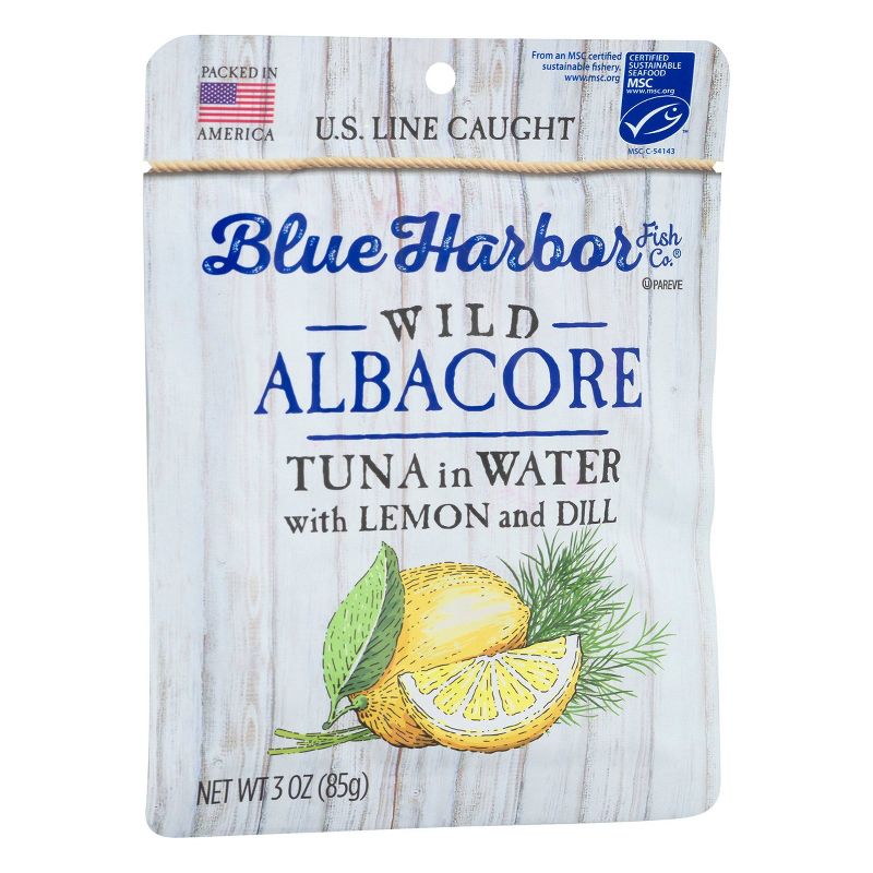 Blue Harbor Albacore Tuna Pouch Lemon Dill - 3oz
