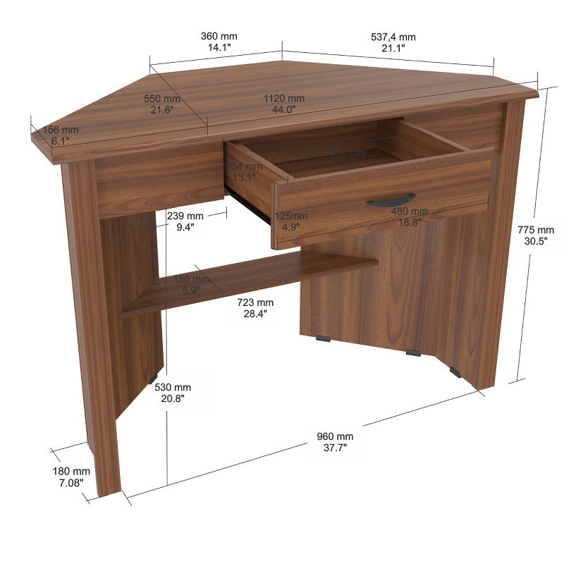 Corner Writing Desk Pignetto - Inval