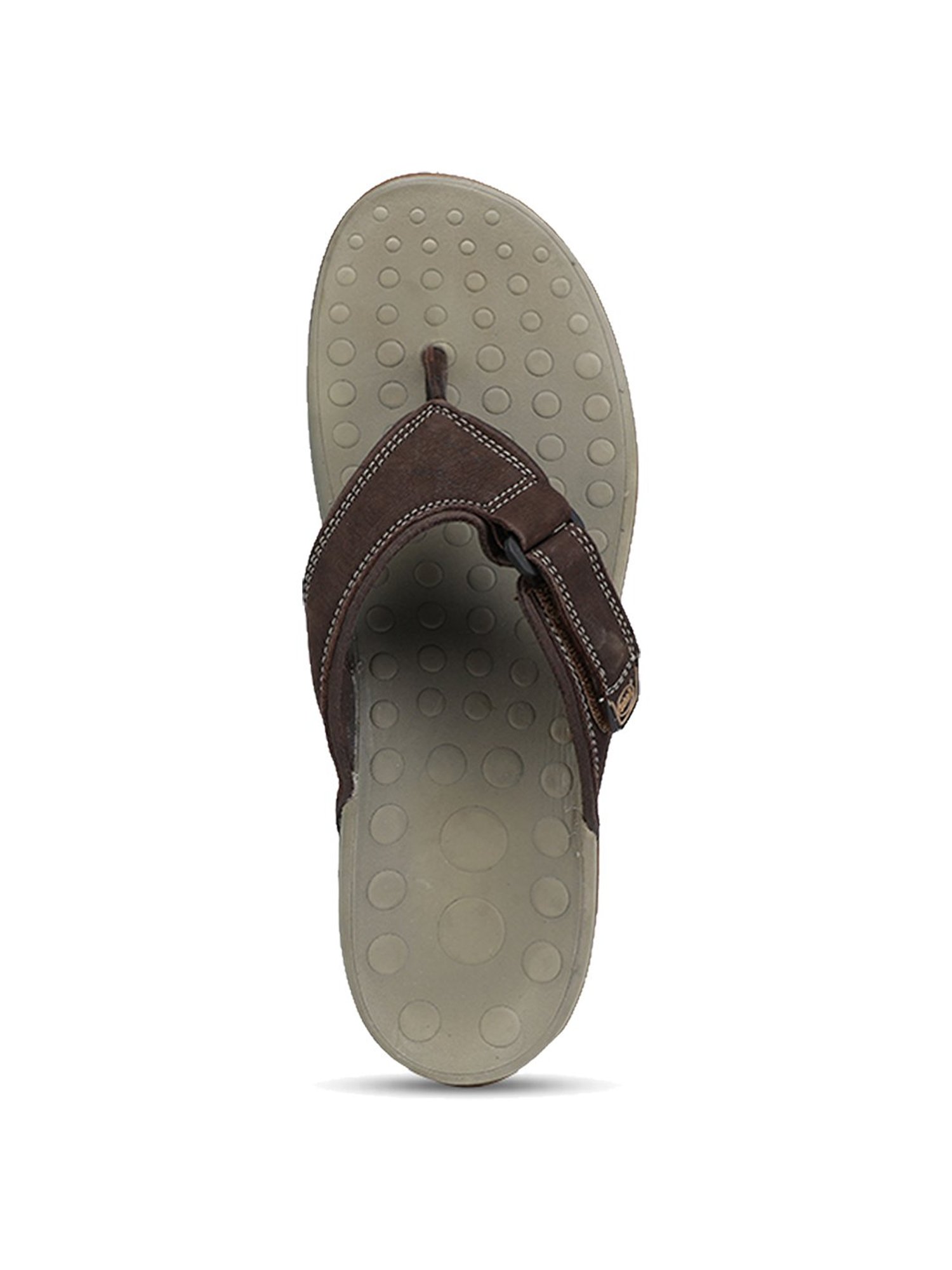 Scholl by Bata Men's Ortha Brown Thong Sandals