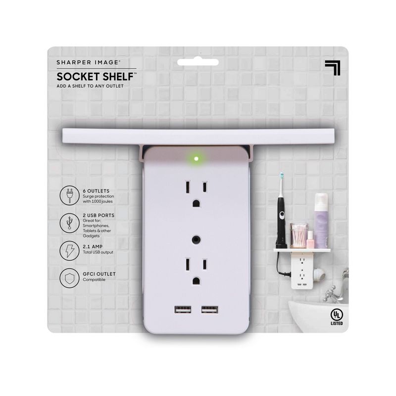 As Seen on TV Socket Shelf by Sharper Image