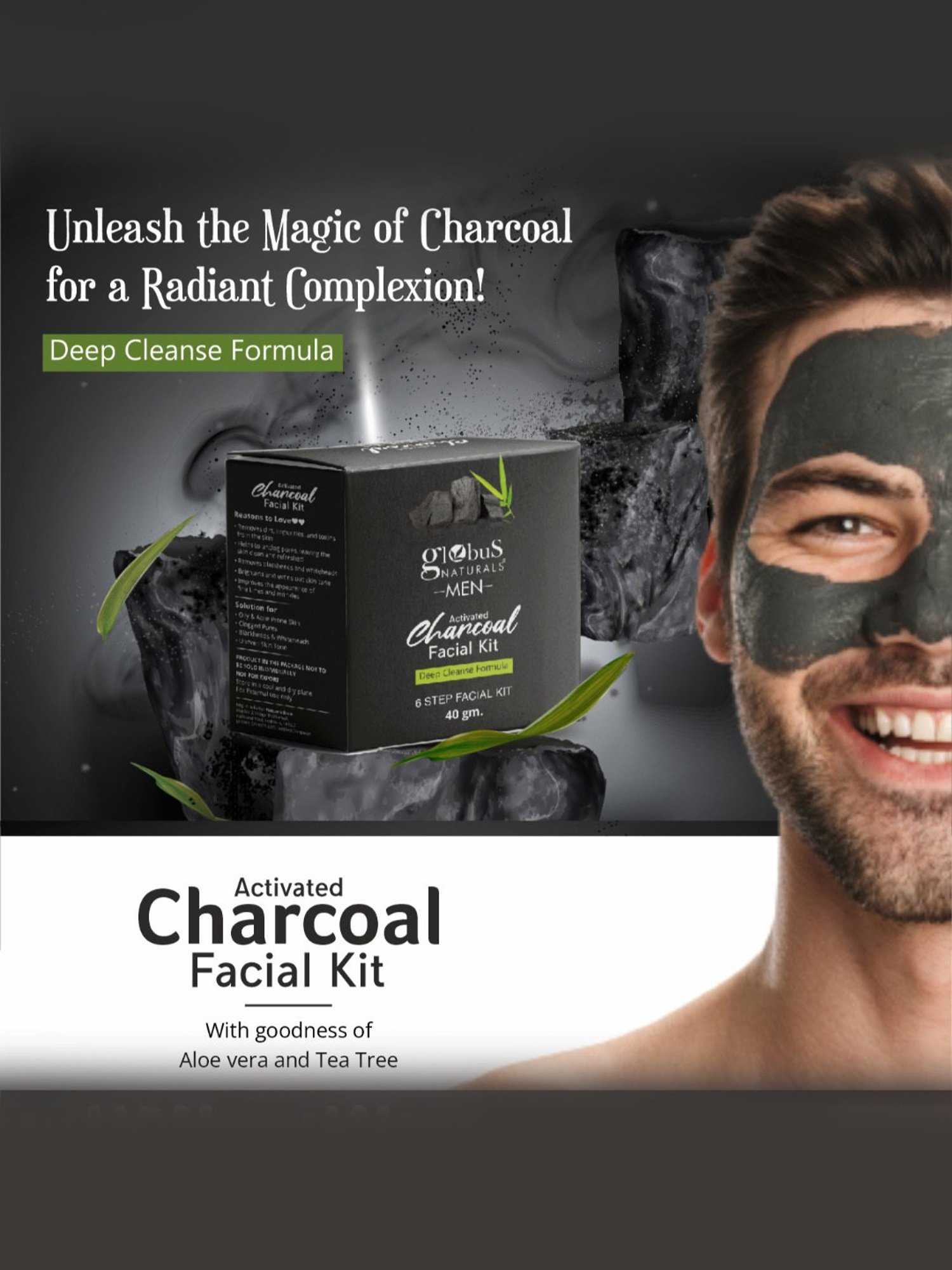 Ustraa Power Face Wash & Hair Growth Vitalizer Combo Set