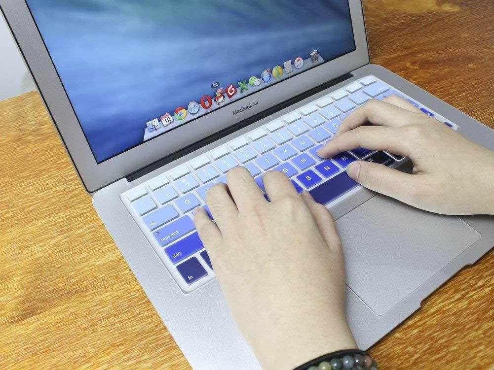 All-inside Blue Ombre Color Keyboard Skin for MacBook Pro 13" 15" 17" (with or without Retina Display) / MacBoook Air 13"