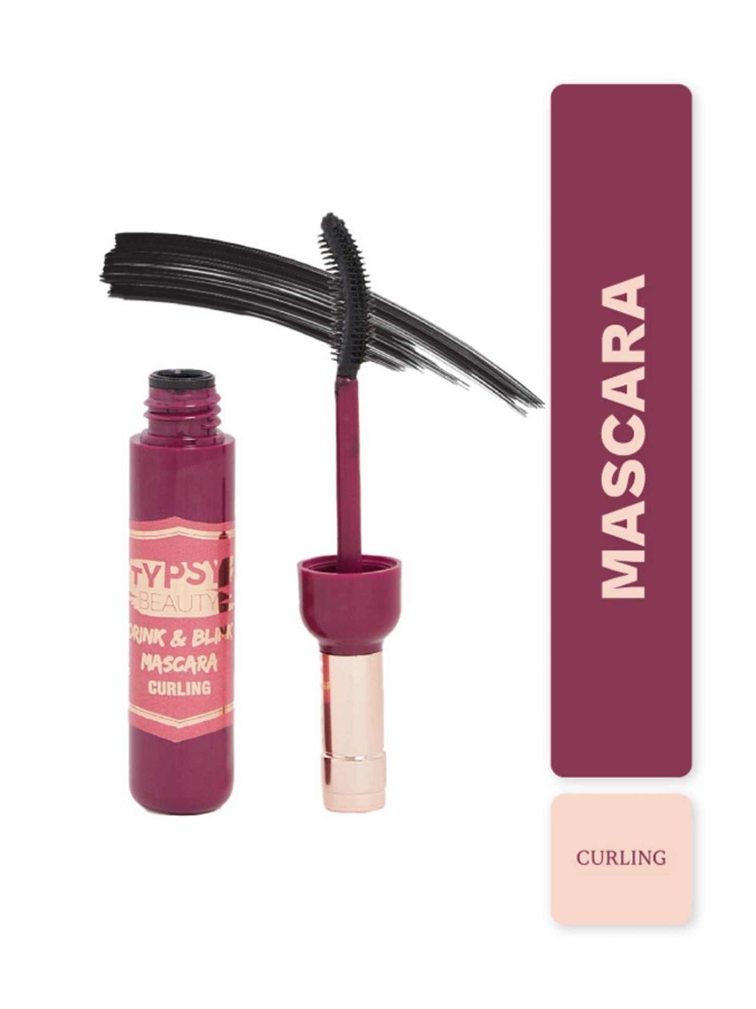 Typsy Beauty Drink & Blink Curling Mascara Graphite Black - 9 gm