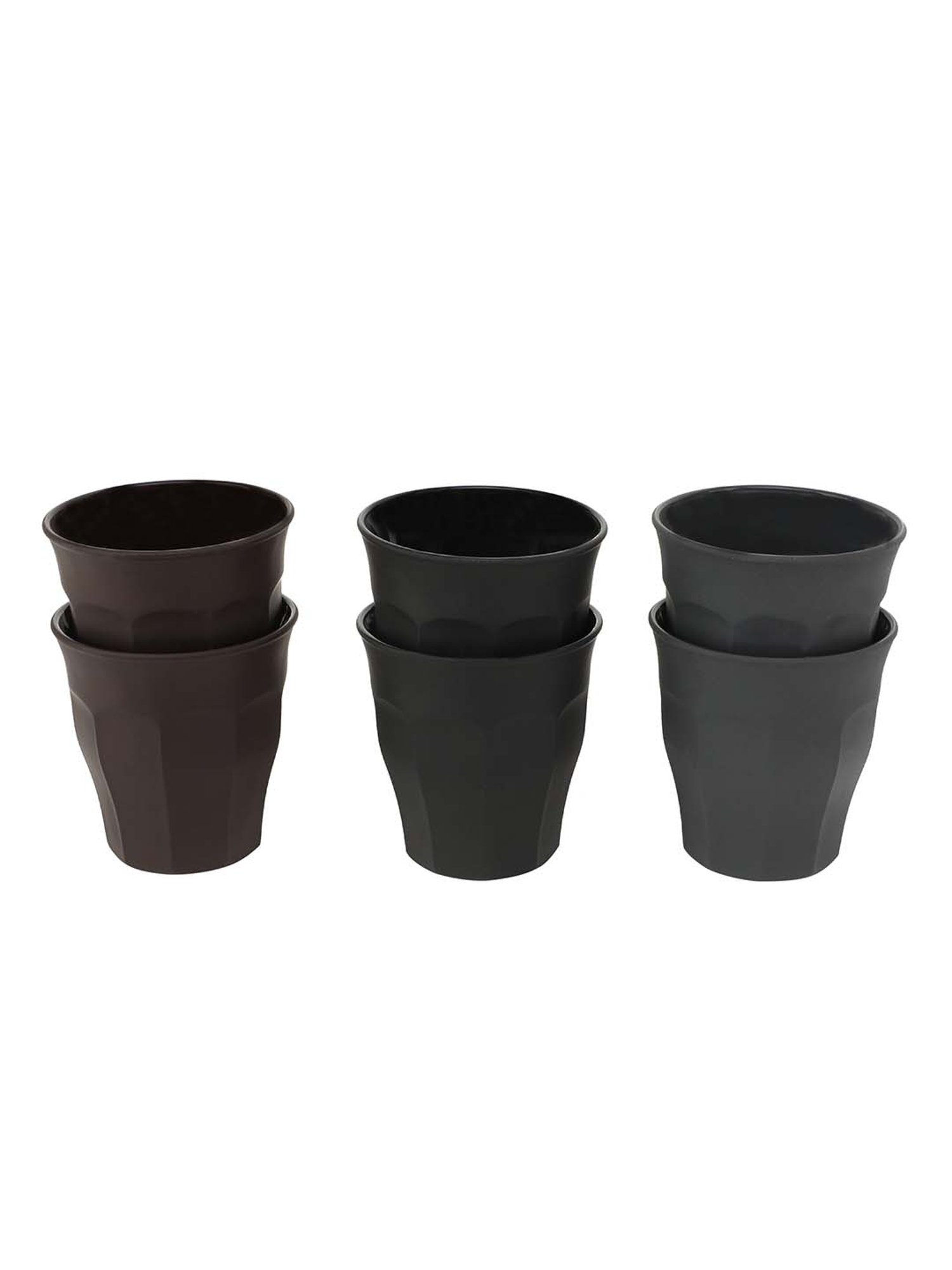 Duralex 'Picardie' Multicolor Glass 18 cm Tumbler (0.09 L) - Set of 6