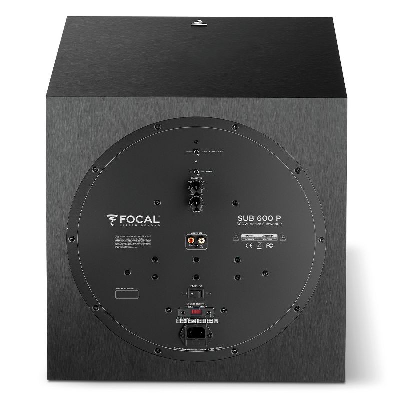 Focal Sub 600P Closed 12" Subwoofer (Black)