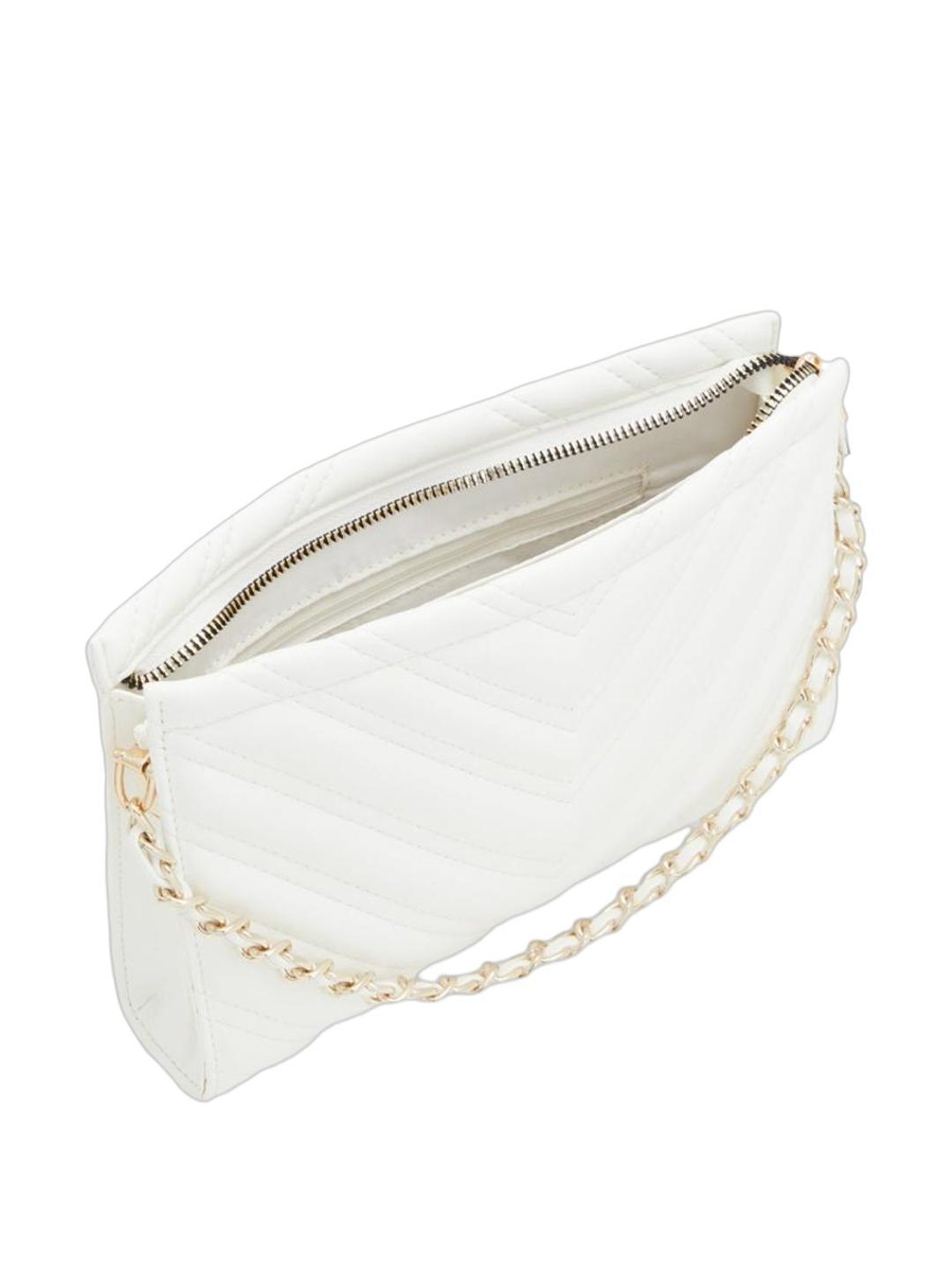 Call It Spring White Quilted Handbag