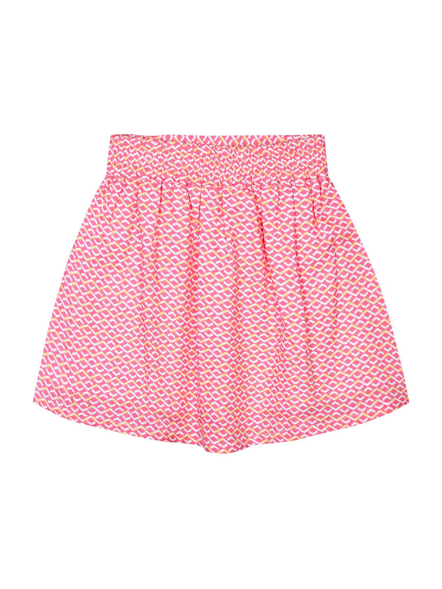 Budding Bees Kids Pink Printed Skirt