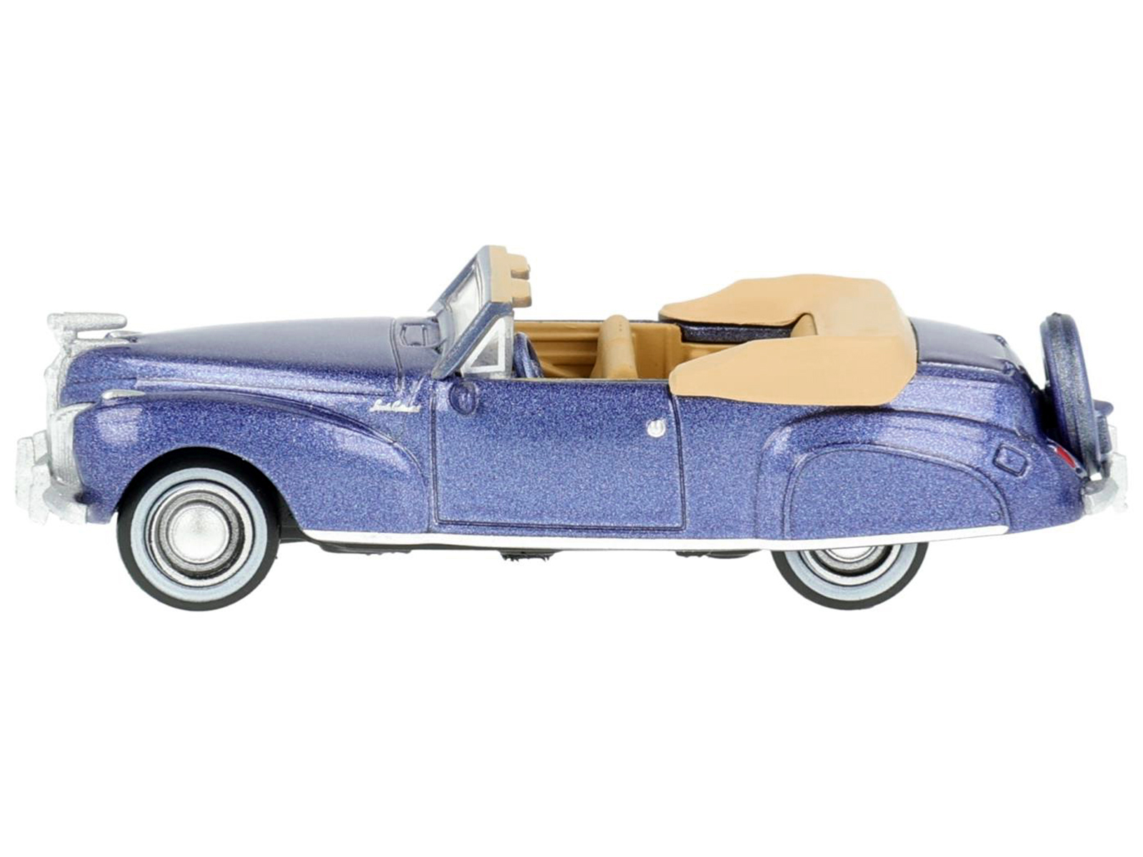 1954 Lincoln Capri "Christmas Hot Rod 2024 Edition by Tim Sadchikov" #24 Blue Metallic with Christmas Graphics and Lincoln Capri Tree Ornament Limited Edition to 9999 pieces Worldwide 1/64 Diecast Model Car by Mini GT