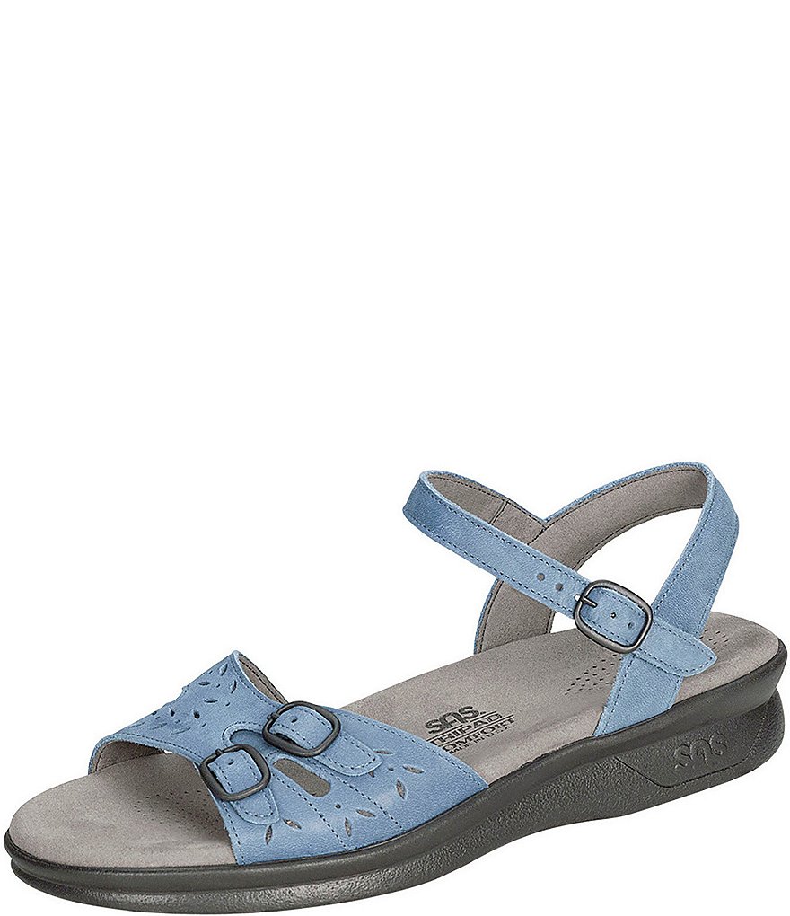 SAS Duo Leather Wedge Sandals