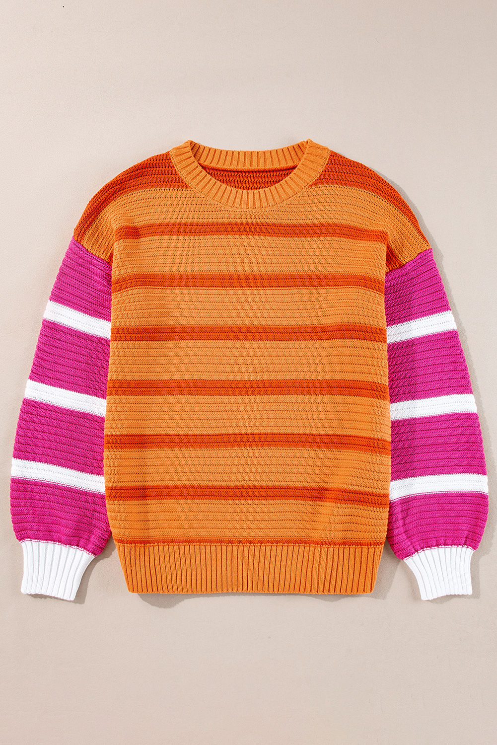 Pink Merry & Bright Pop Up Letter Waffle Knit Sweater