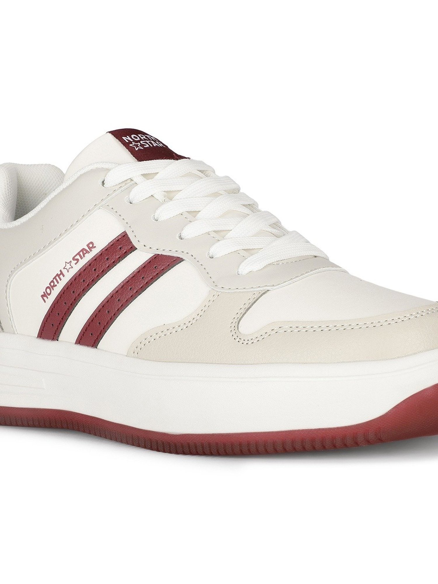 North Star by Bata Women's GINA Beige Sneakers