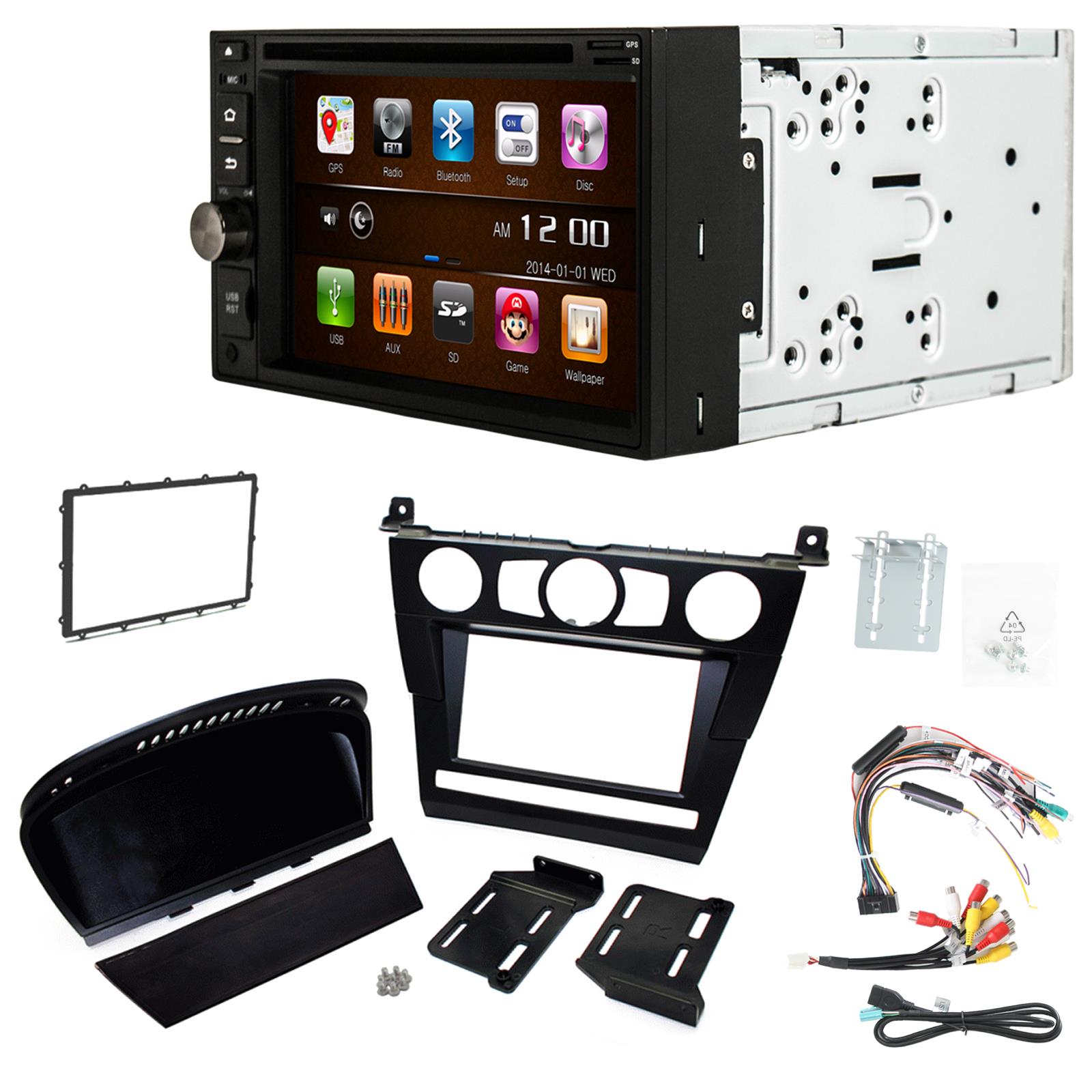 Otto Navi S-Series DVD GPS Navigation Multimedia Radio and Dash Kit for BMW 5 Series 2004-2007